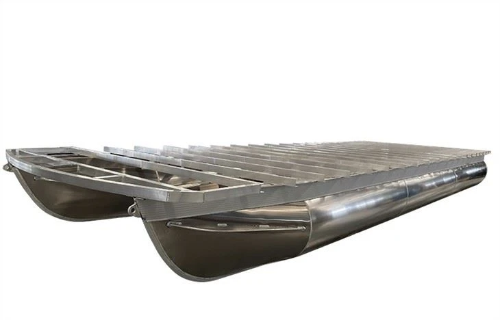 Auminum Pontoon Tube Rau Pontoon Nkoj